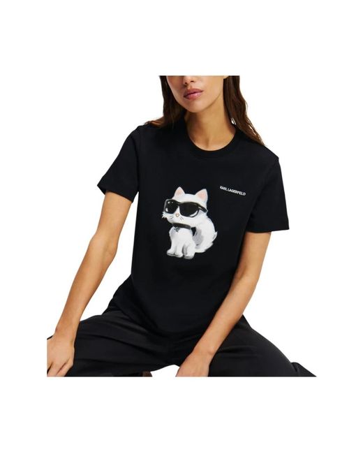 Karl Lagerfeld Black T-Shirts