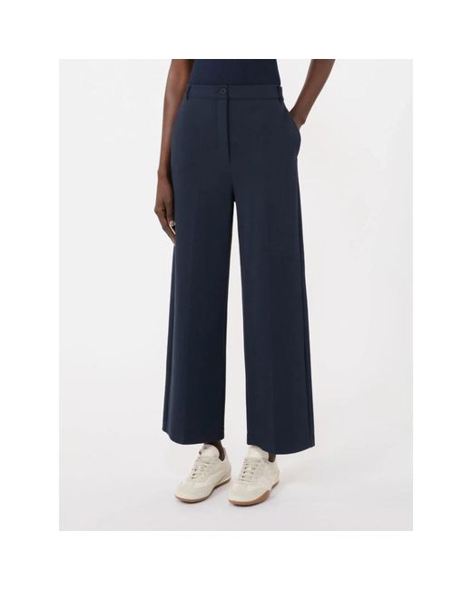 Weekend by Maxmara Blue Wide Trousers