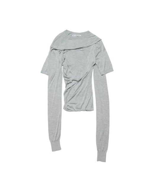 Acne Long Sleeve Tops in het Gray