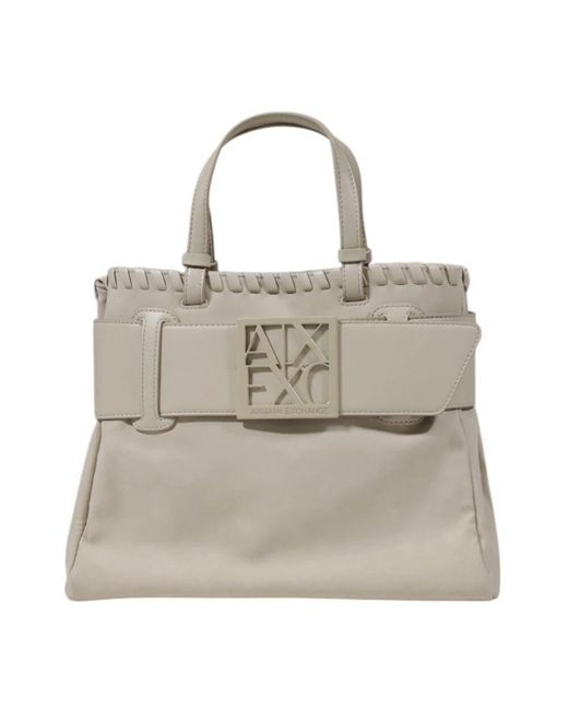 ARMANI EXCHANGE Gray Elegante shopper