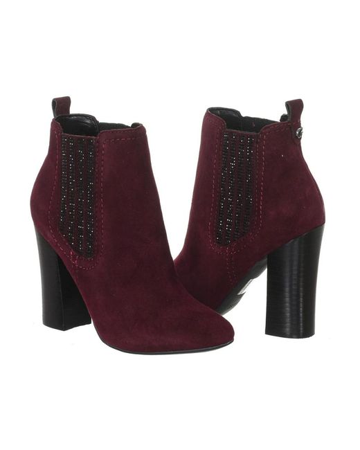Guess Heeled Boots in het Purple