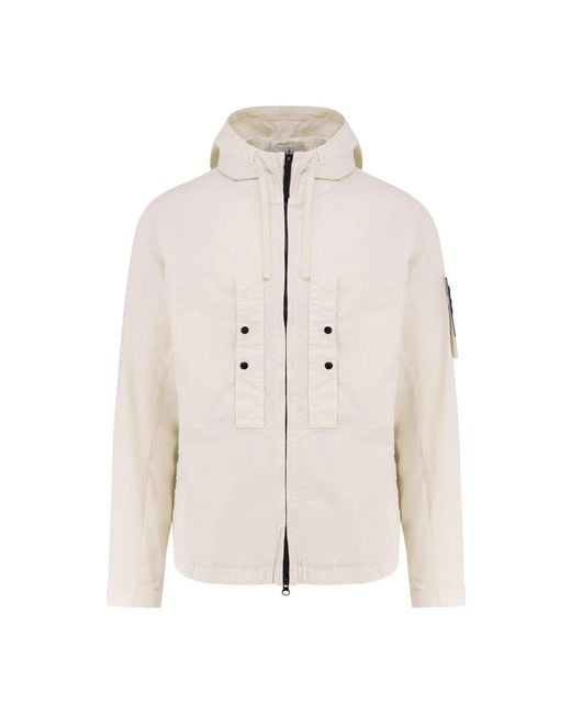 Light Jackets di Stone Island in Natural da Uomo