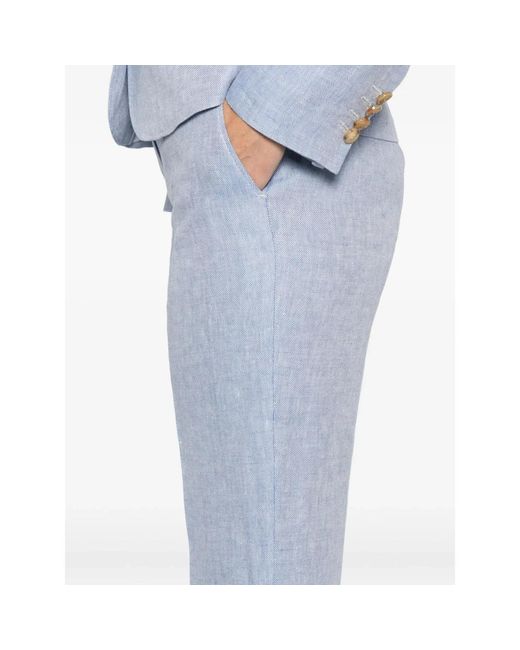 Etro Blue Wide Trousers