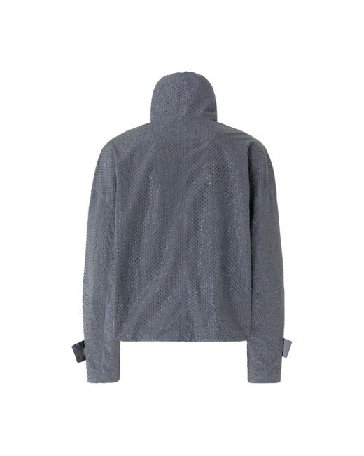 Pinko Jassen ,Grijs ,Babette Blouson in het Blue