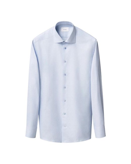 Eton of Sweden Blue Formal Shirts for men