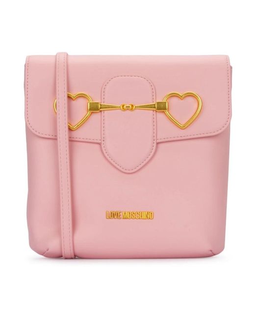 Love Moschino Pink Cross Body Bags
