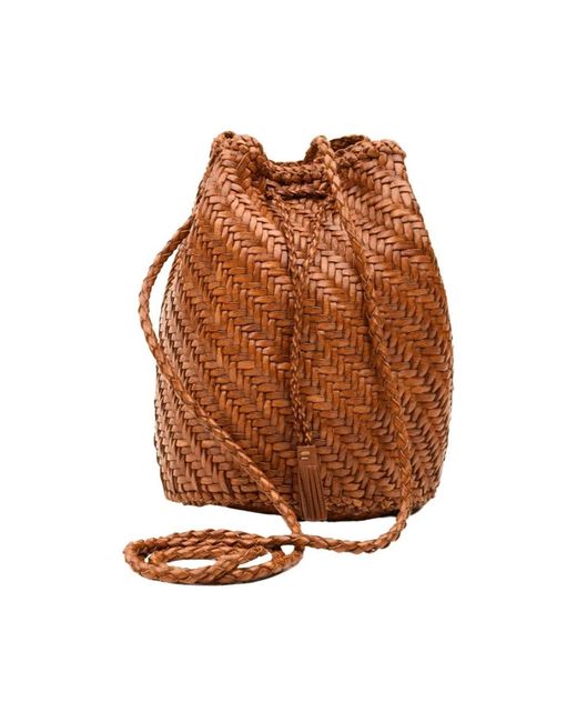 Dragon Diffusion Brown Bucket Bags