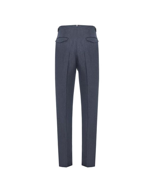 Incotex Blue Suit Trousers for men