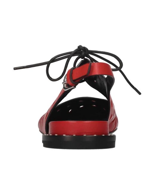 Premiata Red Slingback Ballerinas