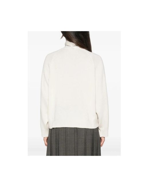 Brunello Cucinelli Pullover Met Col in het White