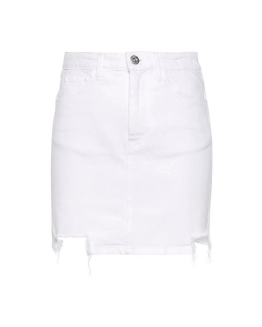 3x1 White Denim Skirts