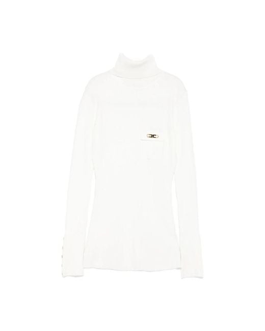 Elisabetta Franchi Turtlenecks in het White