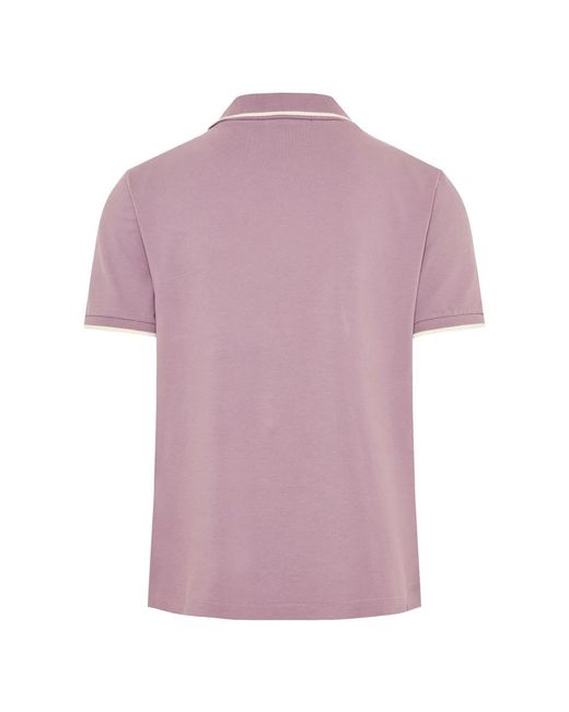 Jacob Cohen Baumwoll-Poloshirt Mit Gesticktem Logo in Purple für Herren
