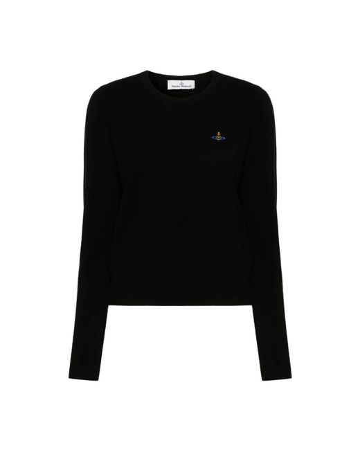 Vivienne Westwood Black Round-Neck Knitwear