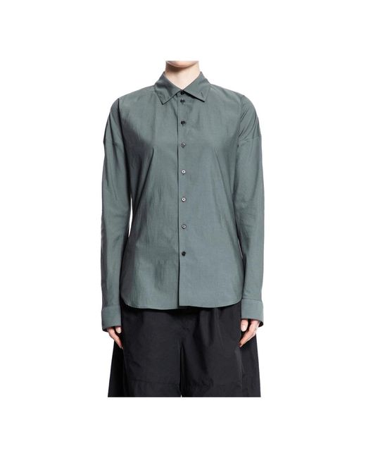 Blouses & shirts > shirts Lemaire en coloris Gray