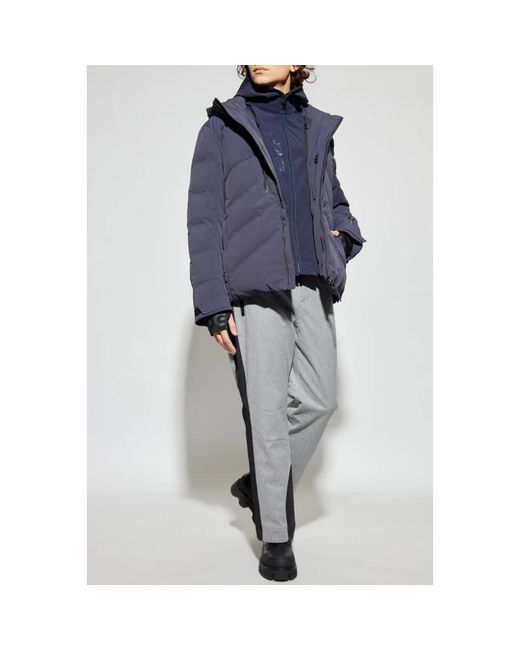 Bogner Fitness ,Paars ,Leer Jervis Down Ski Jacket in het Blue voor heren