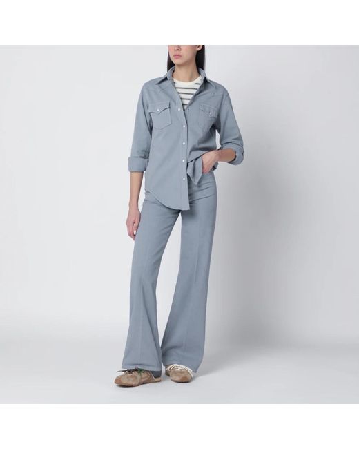 A.P.C. Blue Flared Jeans