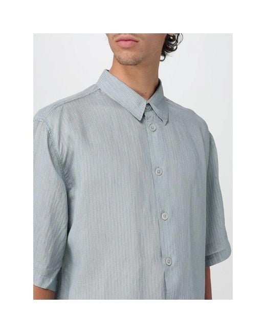 Short Sleeve Shirts di Our Legacy in Blue da Uomo
