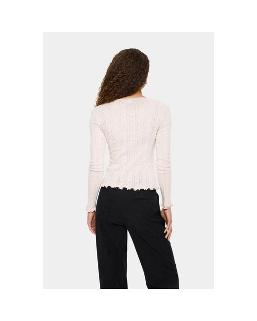 Saint Tropez Truien & Vesten ,Gru Sz Cardigan in het White