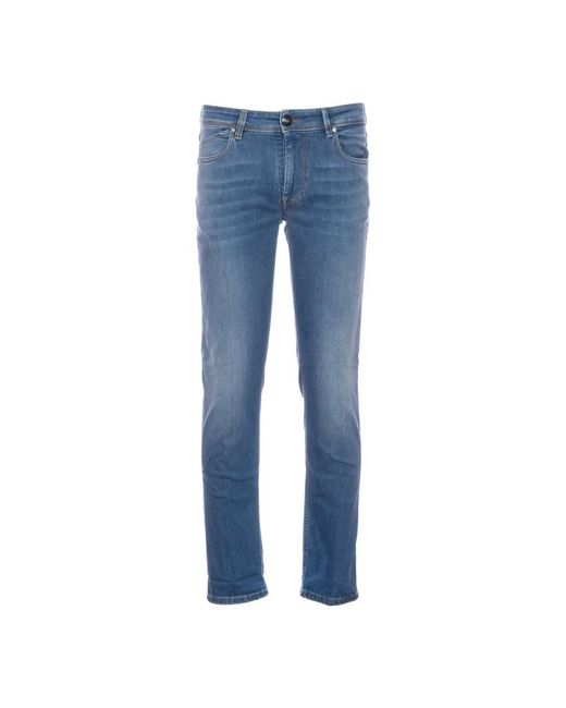 Re-hash Blaue denim 5-pocket jeans in Blue für Herren