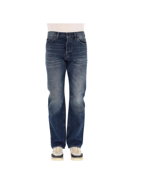 Haikure Blue Straight Fit Jeans for men