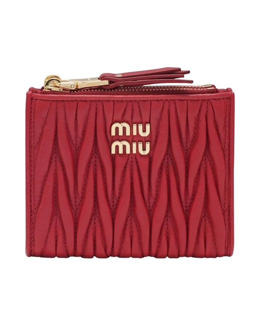 Miu Miu Red Wallets & Cardholders
