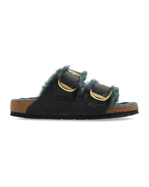 Birkenstock Black Sliders