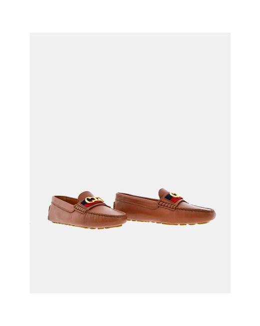 Carolina Herrera Brown Loafers