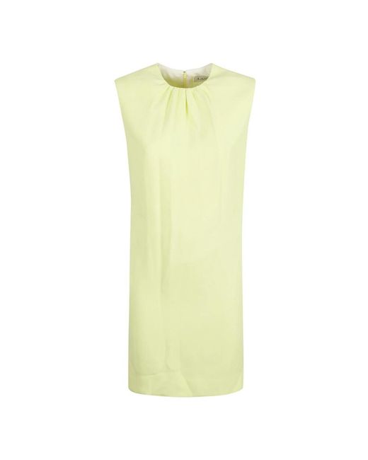 Lanvin Yellow Short Dresses