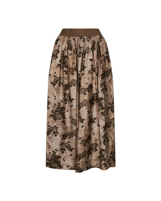Uma Wang Brown Midi Skirts