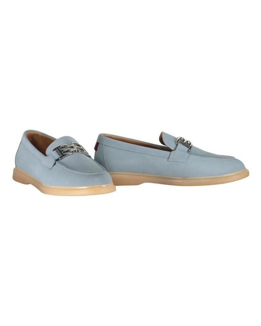 Bally Blue Loafers