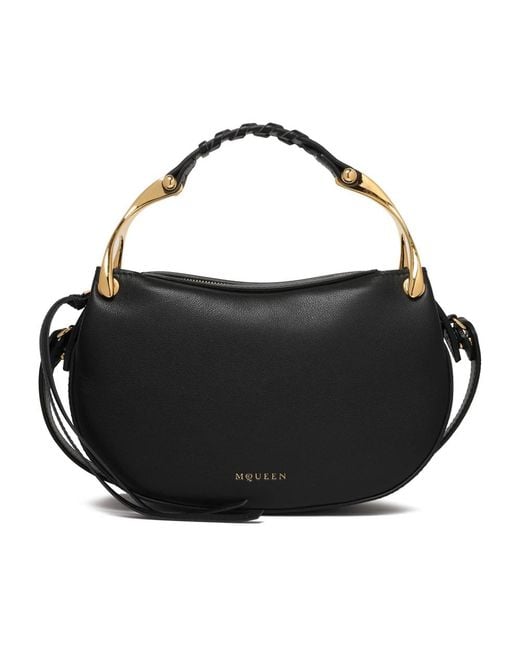 Handbags McQueen de color Black