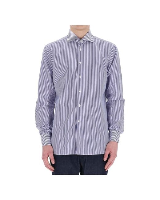 Borriello Purple Casual Shirts for men