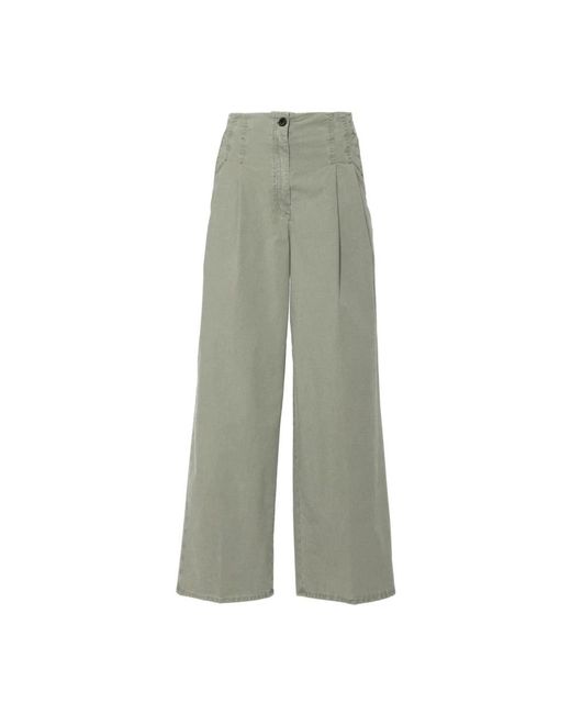 Peserico Green Wide Trousers