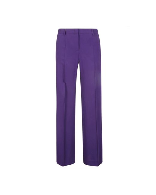 Alberto Biani Purple Wide Trousers