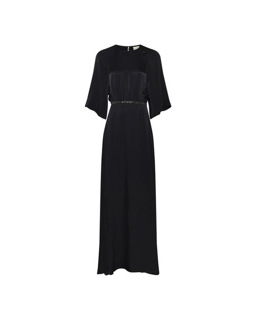 Heartmade Kleedjes ,Zwart ,Maxi Jurken in het Black