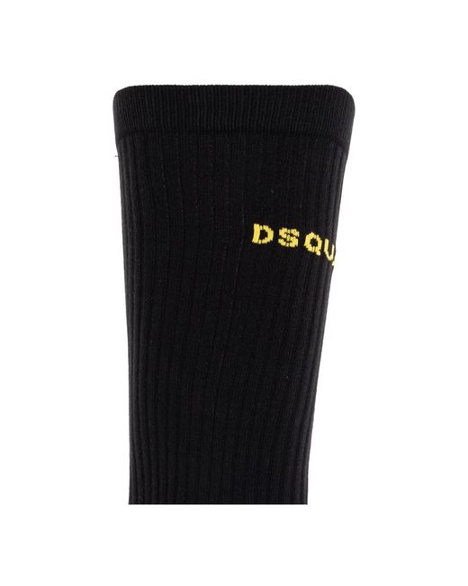 Socks DSquared² pour homme en coloris Black