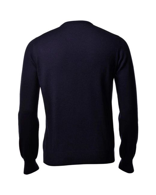 V-Neck Knitwear di Paolo Fiorillo in Blue da Uomo