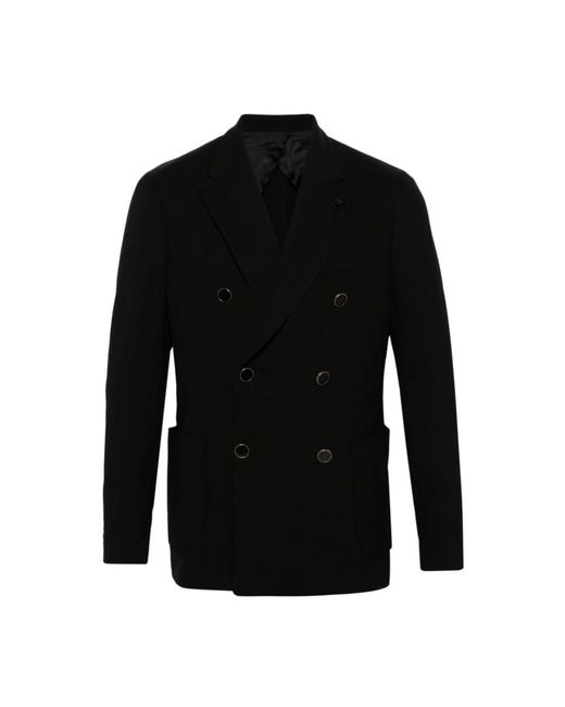 Lardini Premium blazer jacke in Black für Herren