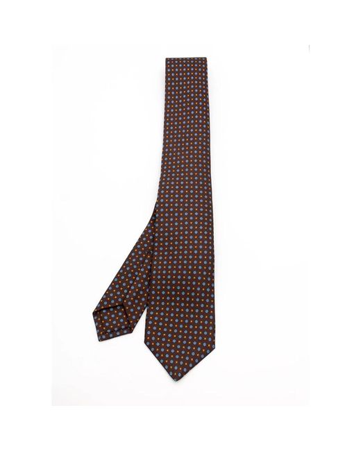 Kiton Accessoires ,Bruin ,Stropdas in het Brown voor heren