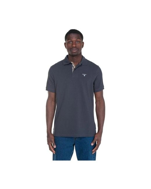Barbour Polo Shirts in Black for Men Lyst UK