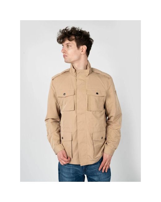Light Jackets di Guess in Natural da Uomo