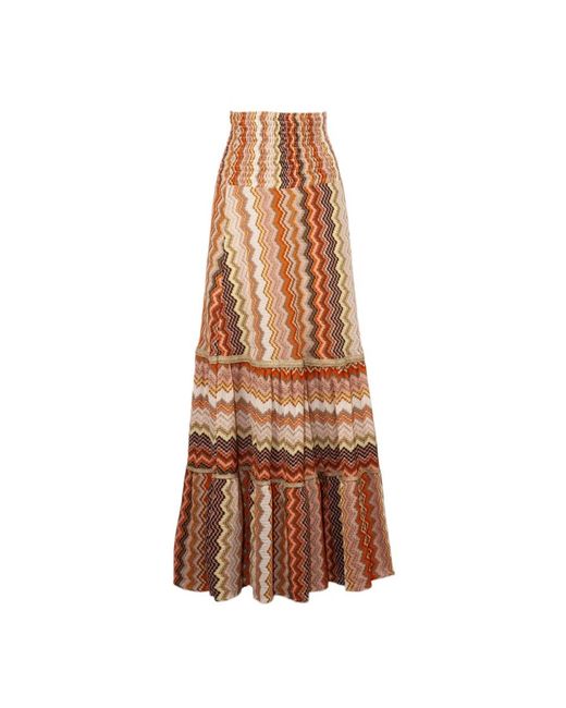 PHO® Firenze Brown Maxi Skirts
