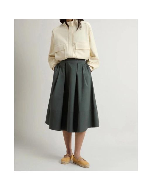 Woolrich Gray Midi Skirts