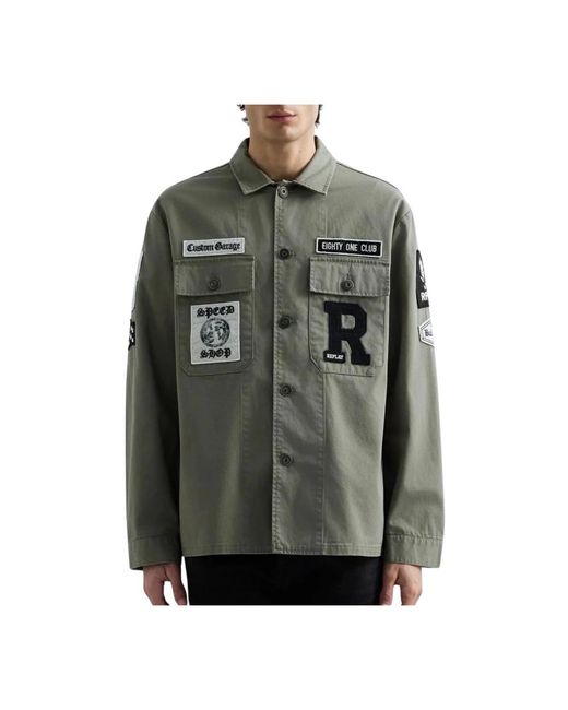 Replay Green Light Jackets for men