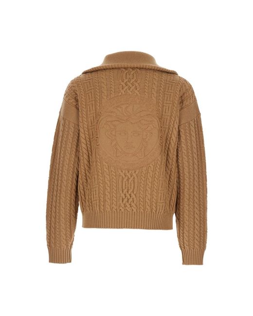 Cardigans Versace de hombre de color Brown