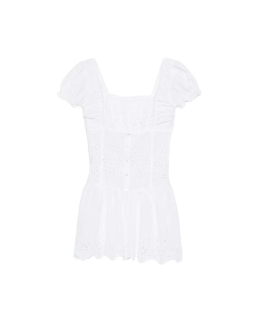 Frankie's Bikinis White Blouses