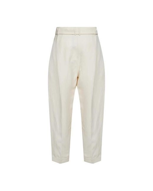 Co. Natural Straight Trousers