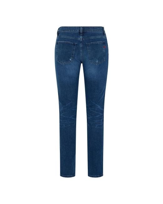 DIESEL Blue Slim Fit Jeans for men