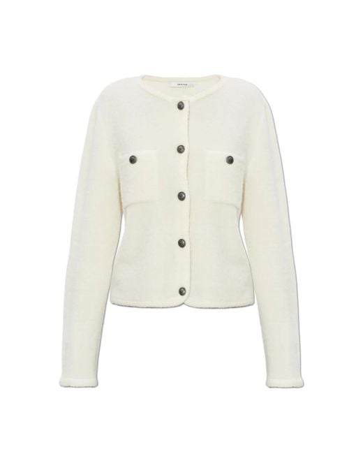 Gestuz White Cardigans